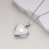 Opening Heart Women Necklace Personalized Album Box Necklace Stainless Steel Gold Necklace Design - Charithavya